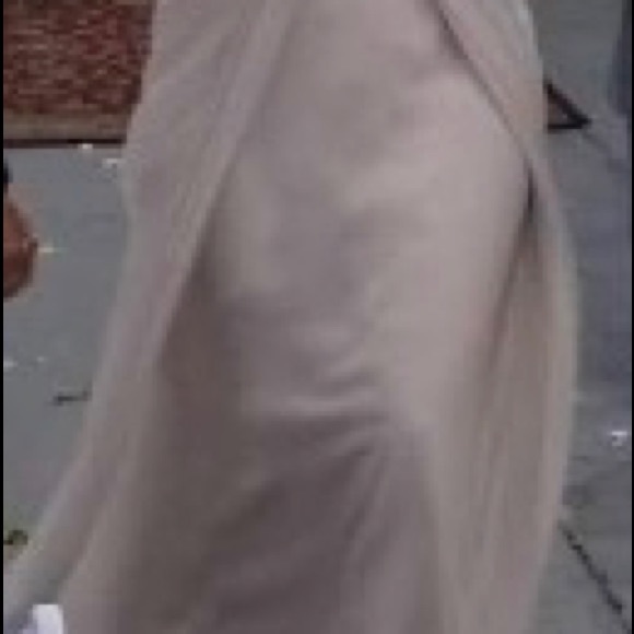 Strapless Champange Formal Dress by Bill Levkoff - Picture 5 of 8